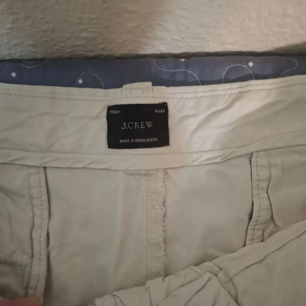 J. Crew Light Tan Casual Shorts size 38